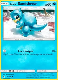 Alolan Sandshrew — Ultra Prism — Common