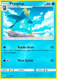 Prinplup — Ultra Prism — Uncommon