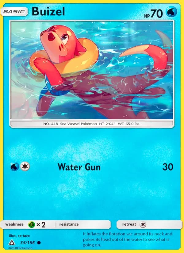 Buizel — Ultra Prism, Common