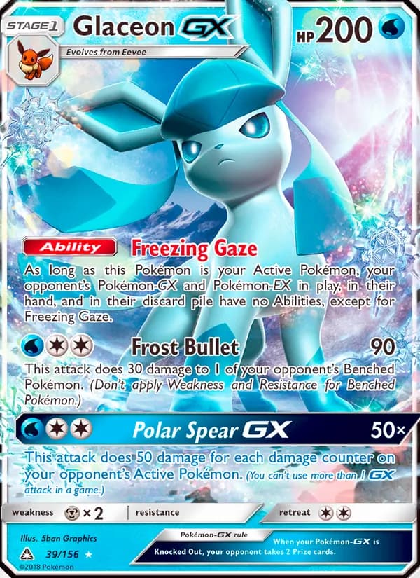 Glaceon GX — Ultra Prism, Ultra Rare