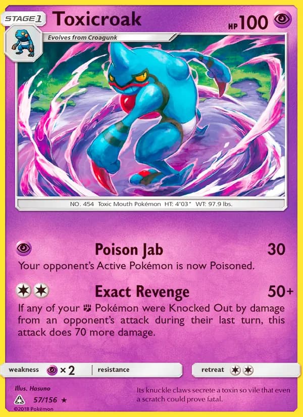 Toxicroak — Ultra Prism, Rare