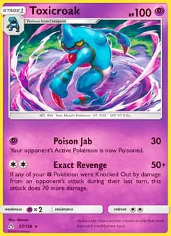 Toxicroak — Ultra Prism — Rare
