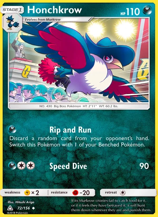 Honchkrow — Ultra Prism, Uncommon
