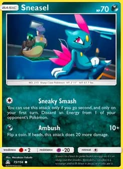 Sneasel — Ultra Prism — Common