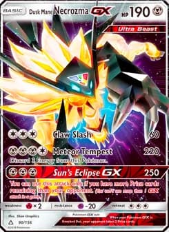 Dusk Mane Necrozma GX — Ultra Prism — Ultra Rare