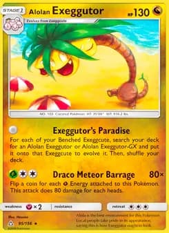 Alolan Exeggutor — Ultra Prism — Rare