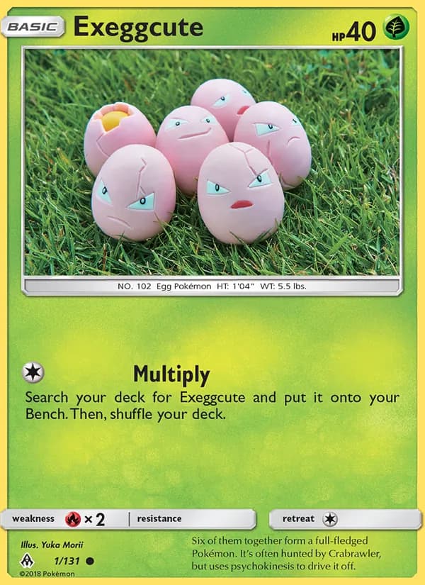 Exeggcute — Forbidden Light, Common