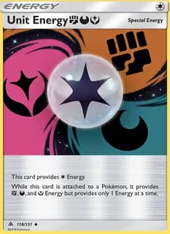 Unit Energy FightingDarknessFairy — Forbidden Light — Uncommon
