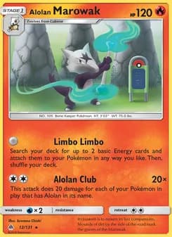 Alolan Marowak — Forbidden Light — Rare