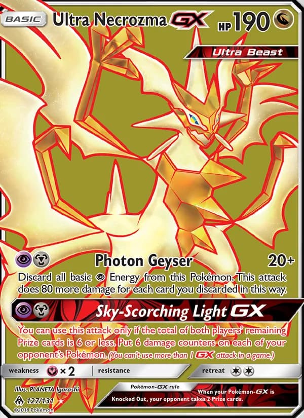 Ultra Necrozma GX — Forbidden Light, Ultra Rare