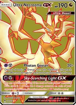Ultra Necrozma GX — Forbidden Light — Ultra Rare