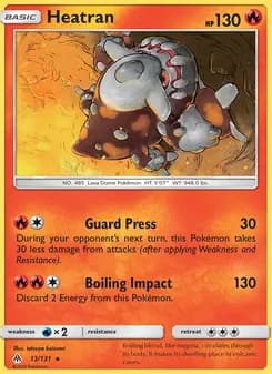 Heatran — Forbidden Light — Rare