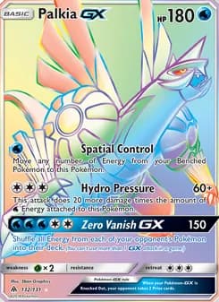 Palkia GX — Forbidden Light — Secret Rare
