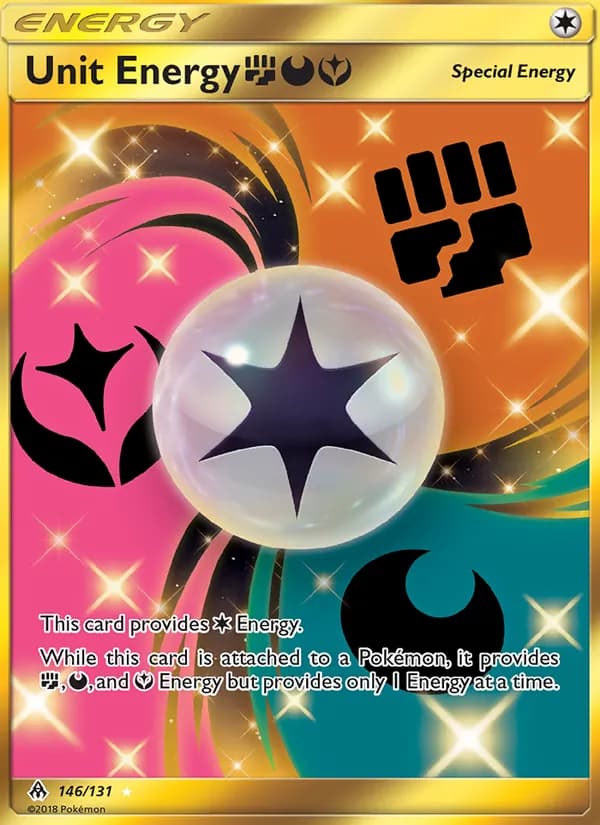 Unit Energy FightingDarknessFairy — Forbidden Light, Secret Rare