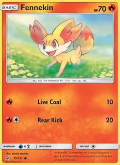 Fennekin — Forbidden Light — Common