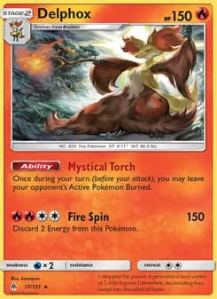 Delphox — Forbidden Light — Rare