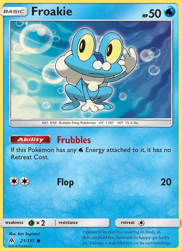 Froakie — Forbidden Light, Common