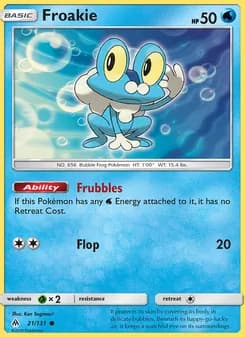 Froakie — Forbidden Light — Common