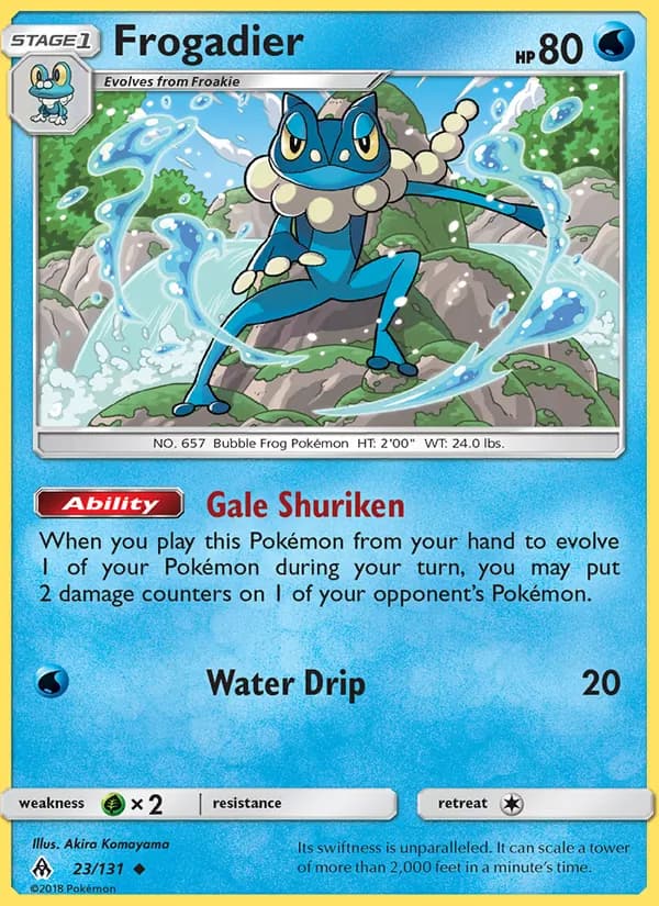 Frogadier — Forbidden Light, Uncommon