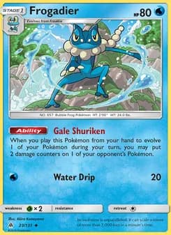 Frogadier — Forbidden Light — Uncommon