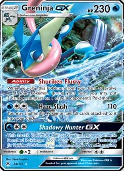 Greninja GX — Forbidden Light — Ultra Rare