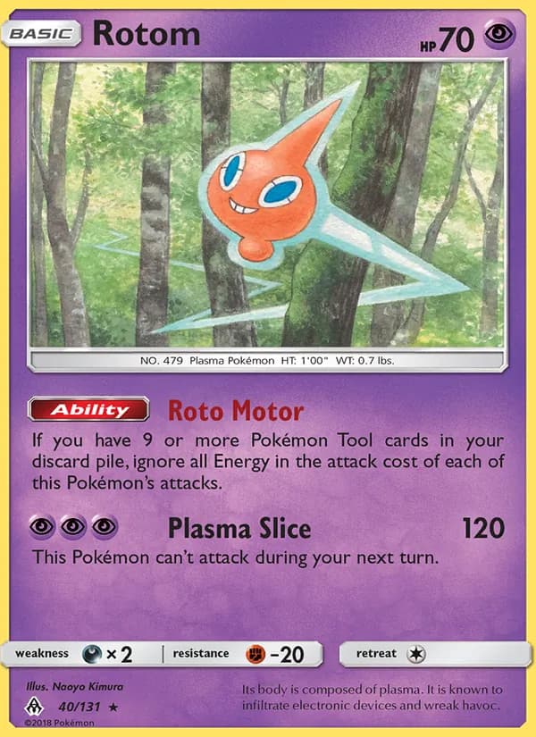 Rotom — Forbidden Light, Rare
