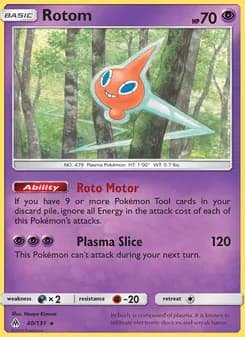 Rotom — Forbidden Light — Rare
