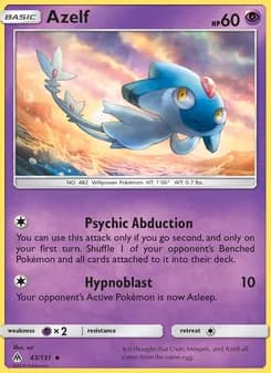 Azelf — Forbidden Light — Uncommon