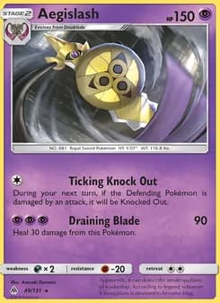 Aegislash — Forbidden Light — Rare