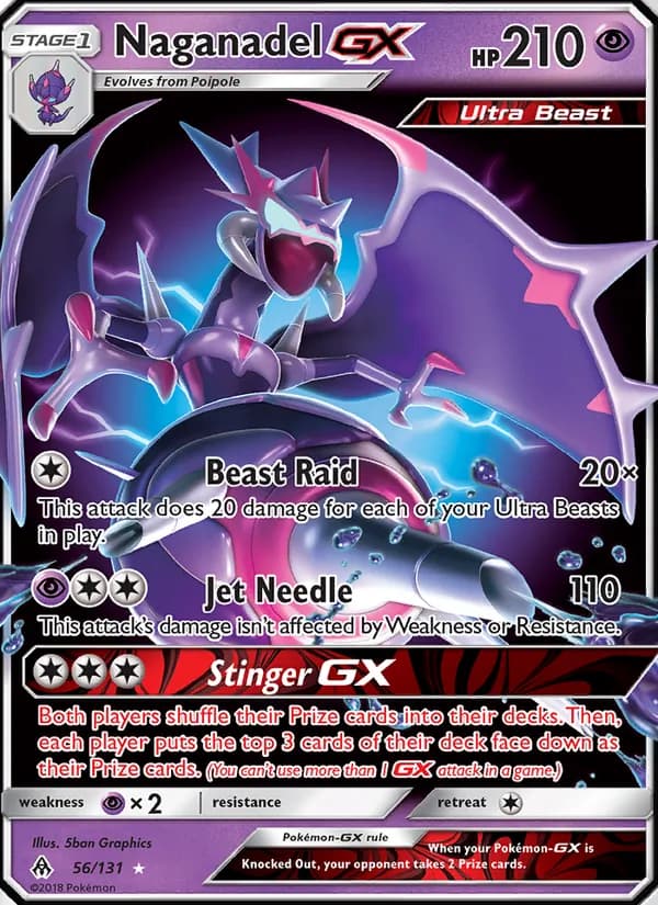 Naganadel GX — Forbidden Light, Ultra Rare