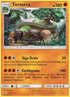 Torterra — Forbidden Light — Rare