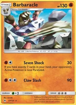 Barbaracle — Forbidden Light — Rare