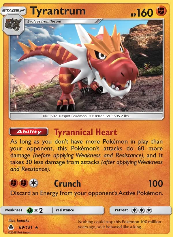 Tyrantrum — Forbidden Light, Rare
