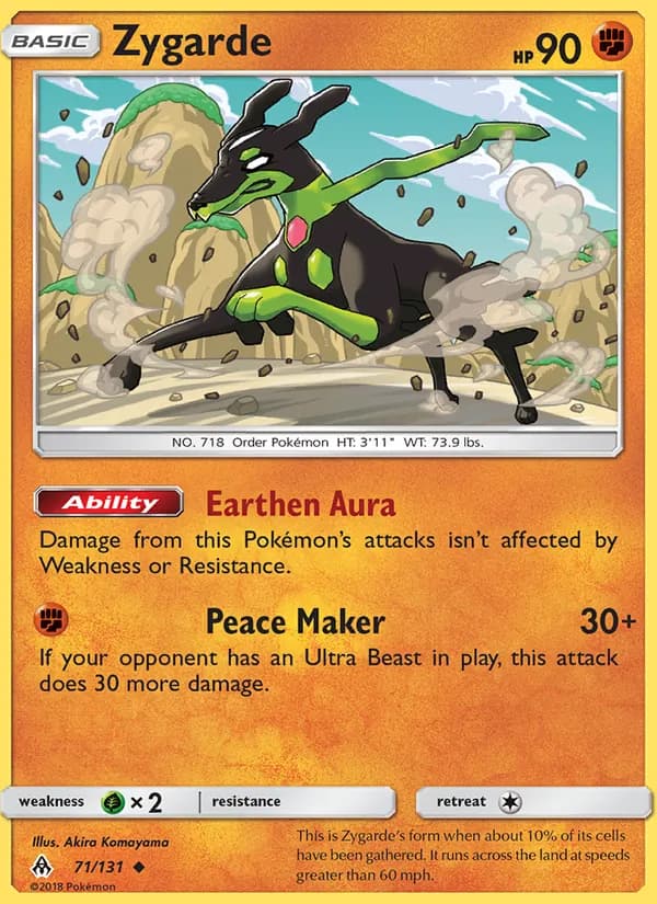 Zygarde — Forbidden Light, Uncommon