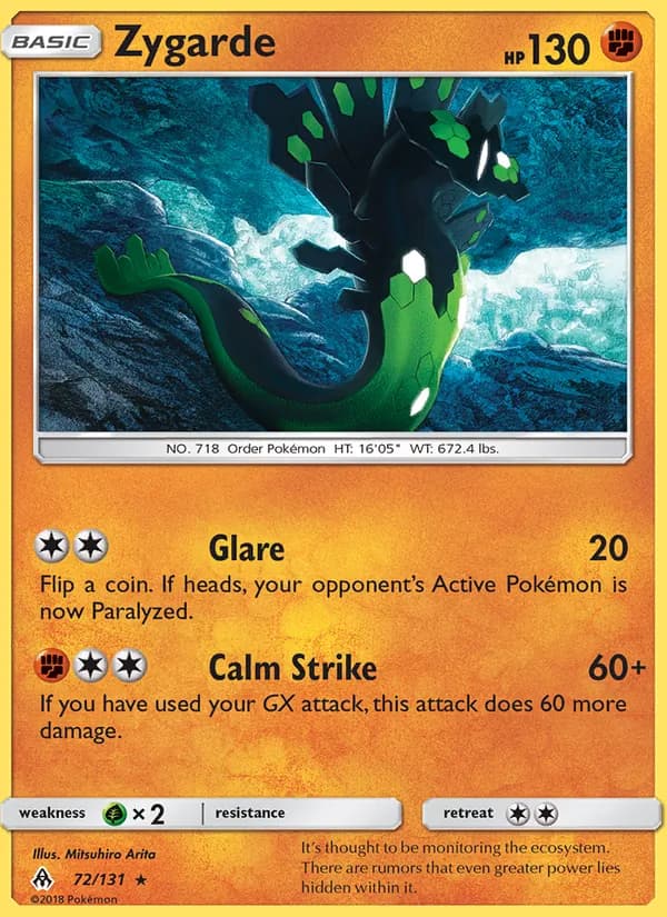 Zygarde — Forbidden Light, Rare