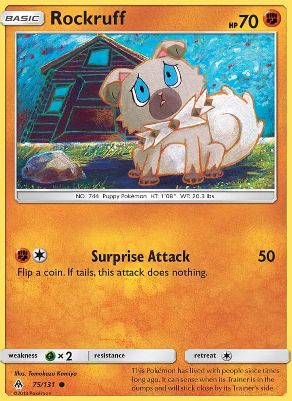 Rockruff — Forbidden Light, Common