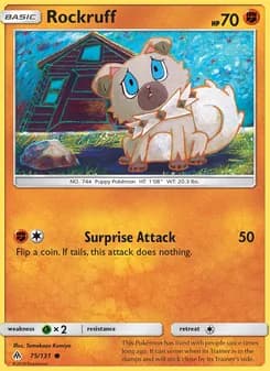 Rockruff — Forbidden Light — Common
