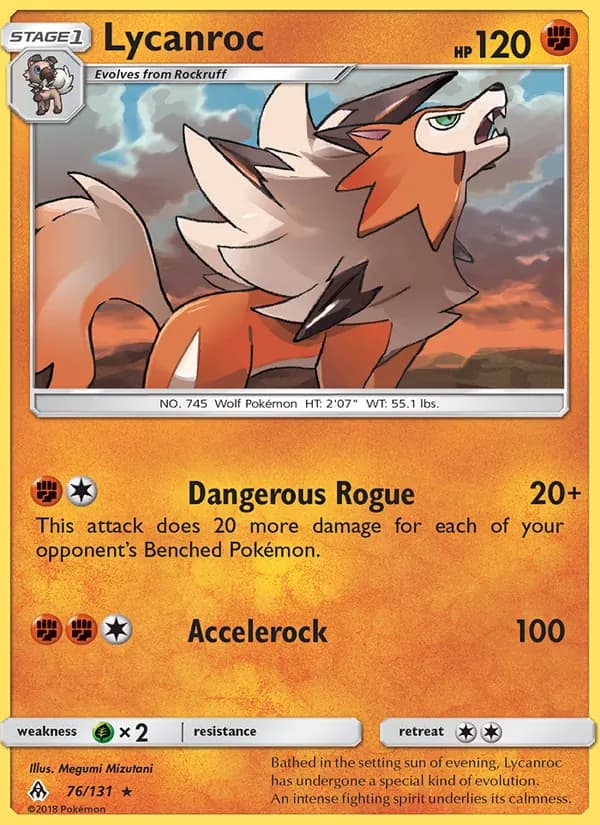 Lycanroc — Forbidden Light, Rare