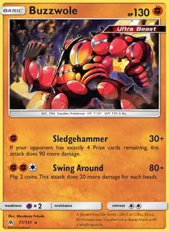 Buzzwole — Forbidden Light — Rare