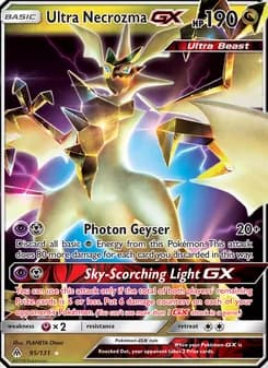 Ultra Necrozma GX — Forbidden Light — Ultra Rare