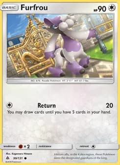 Furfrou — Forbidden Light — Common