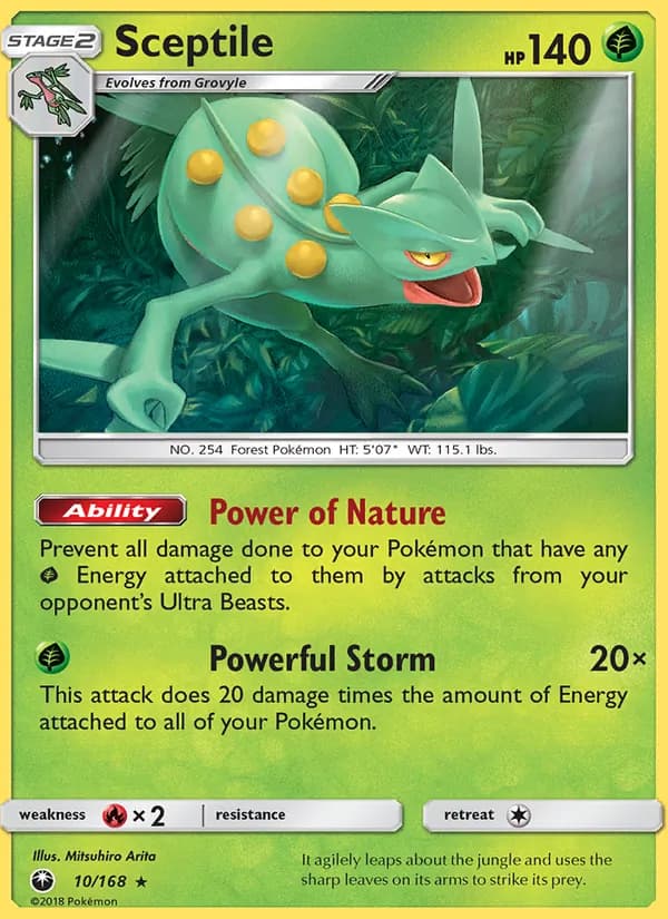 Sceptile — Celestial Storm, Rare