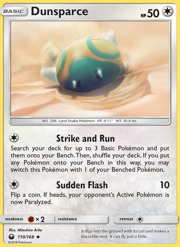 Dunsparce — Celestial Storm, Uncommon