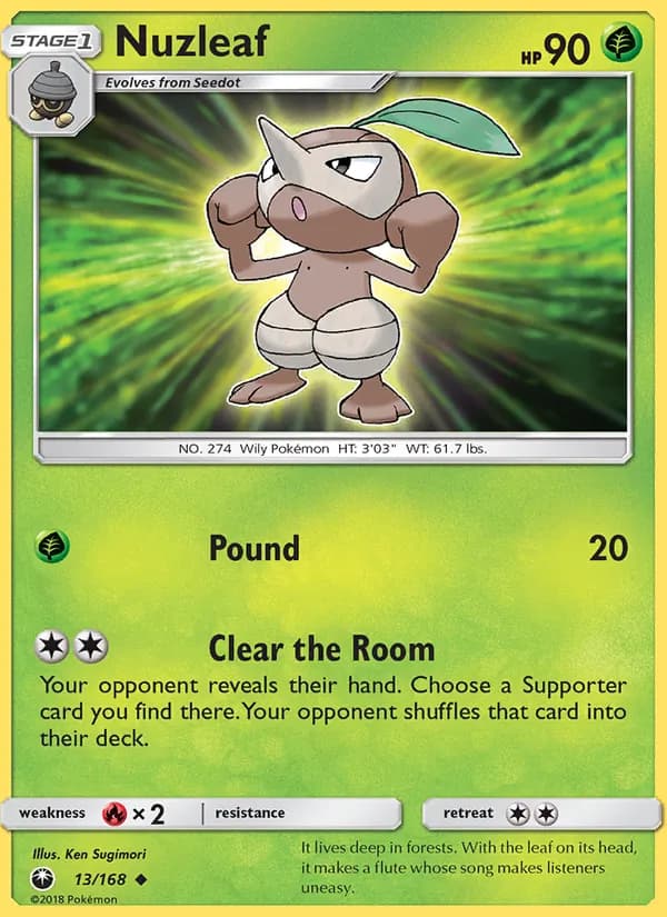 Nuzleaf — Celestial Storm, Uncommon