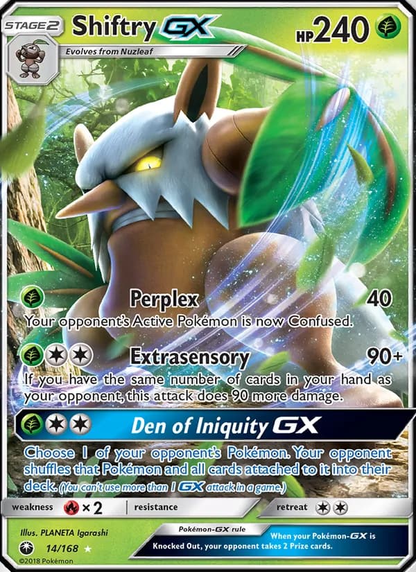 Shiftry GX — Celestial Storm, Ultra Rare