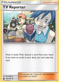 TV Reporter — Celestial Storm — Uncommon