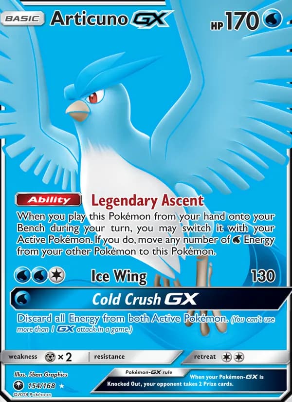 Articuno GX — Celestial Storm, Ultra Rare