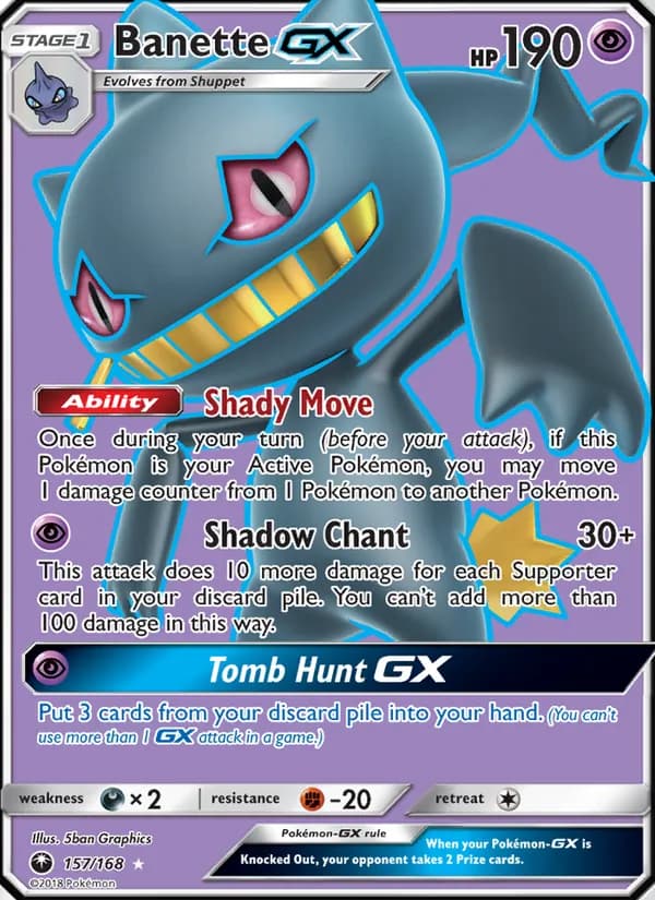 Banette GX — Celestial Storm, Ultra Rare