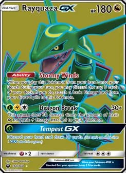 Rayquaza GX — Celestial Storm — Ultra Rare