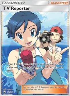 TV Reporter — Celestial Storm — Ultra Rare